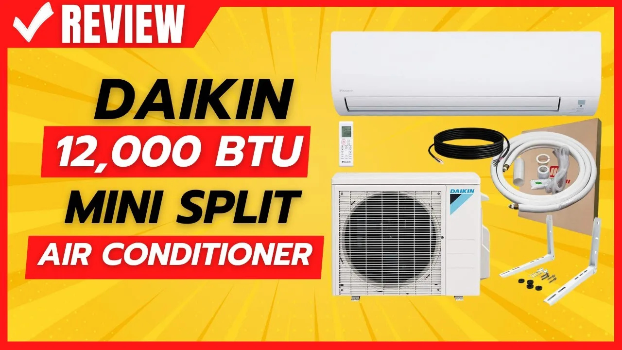 Daikin Oterra mini split: FTXF12BVJU 12,000 BTU indoor wall unit, 21 SEER2 R-32