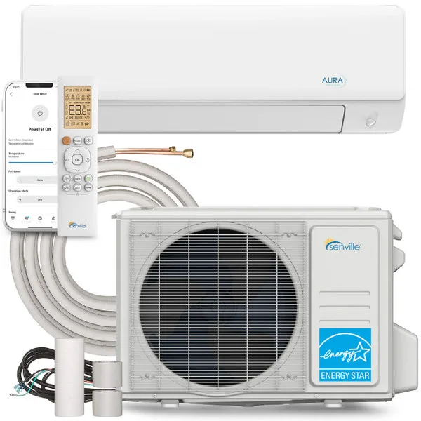 Senville Aura SENA-12HF 12,000 BTU mini split outdoor unit, 25.4 SEER2