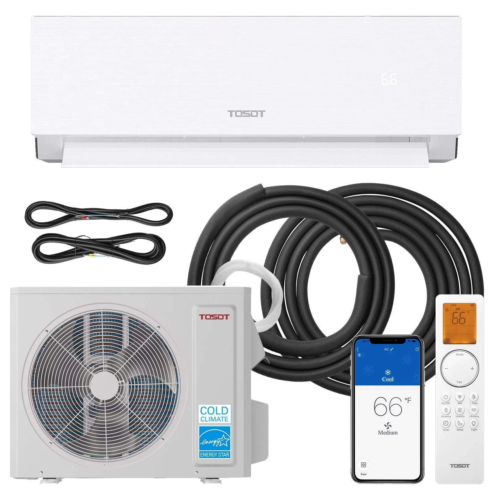 TOSOT Aoraki 12000 BTU 115V ductless mini split indoor wall unit