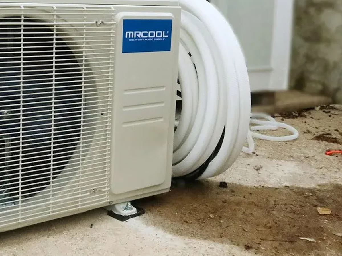 Best DIY mini split 2026 — MRCOOL DIY condenser with a coiled pre-charged line set, the format compared against Pioneer Diamante Ultra and Senville LETO on specifications, warranty, and DIY installation